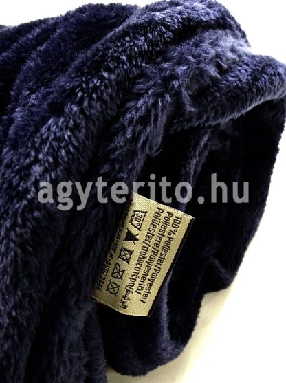 silky takaró pléd kék c08 tekercs cimke