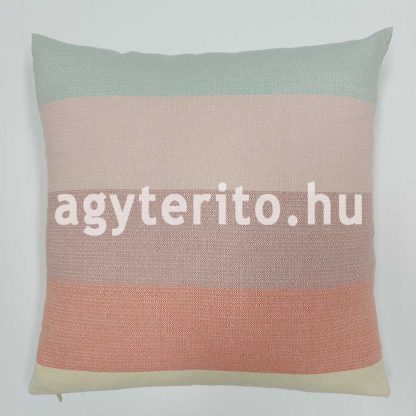 Pasztell csíkos tavasz díszpárna